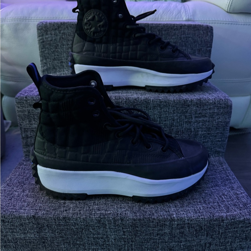 The unique Converse Run Star Hike Platform Digital Explorer Sneaker
